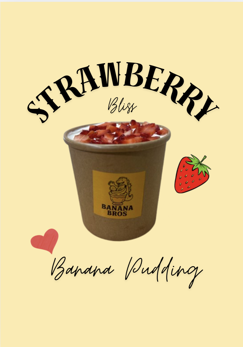 Strawberry Bliss Banana Pudding