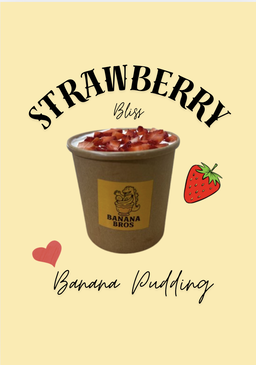 Strawberry Bliss Banana Pudding