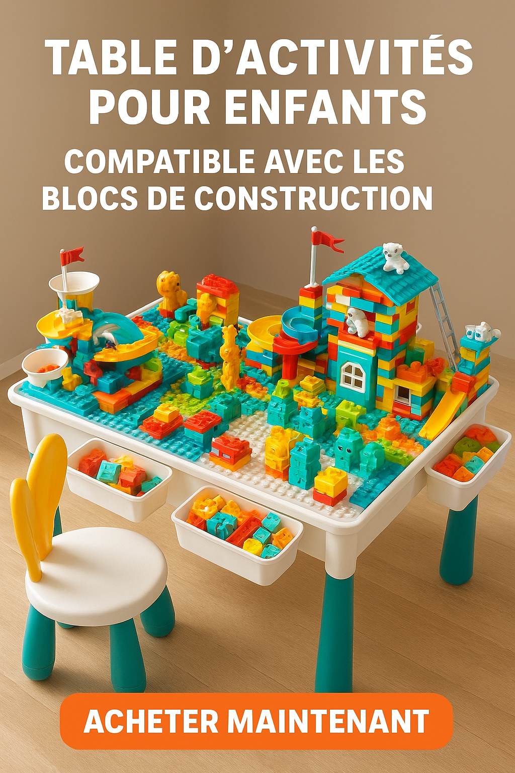 Table d’activités pour enfants