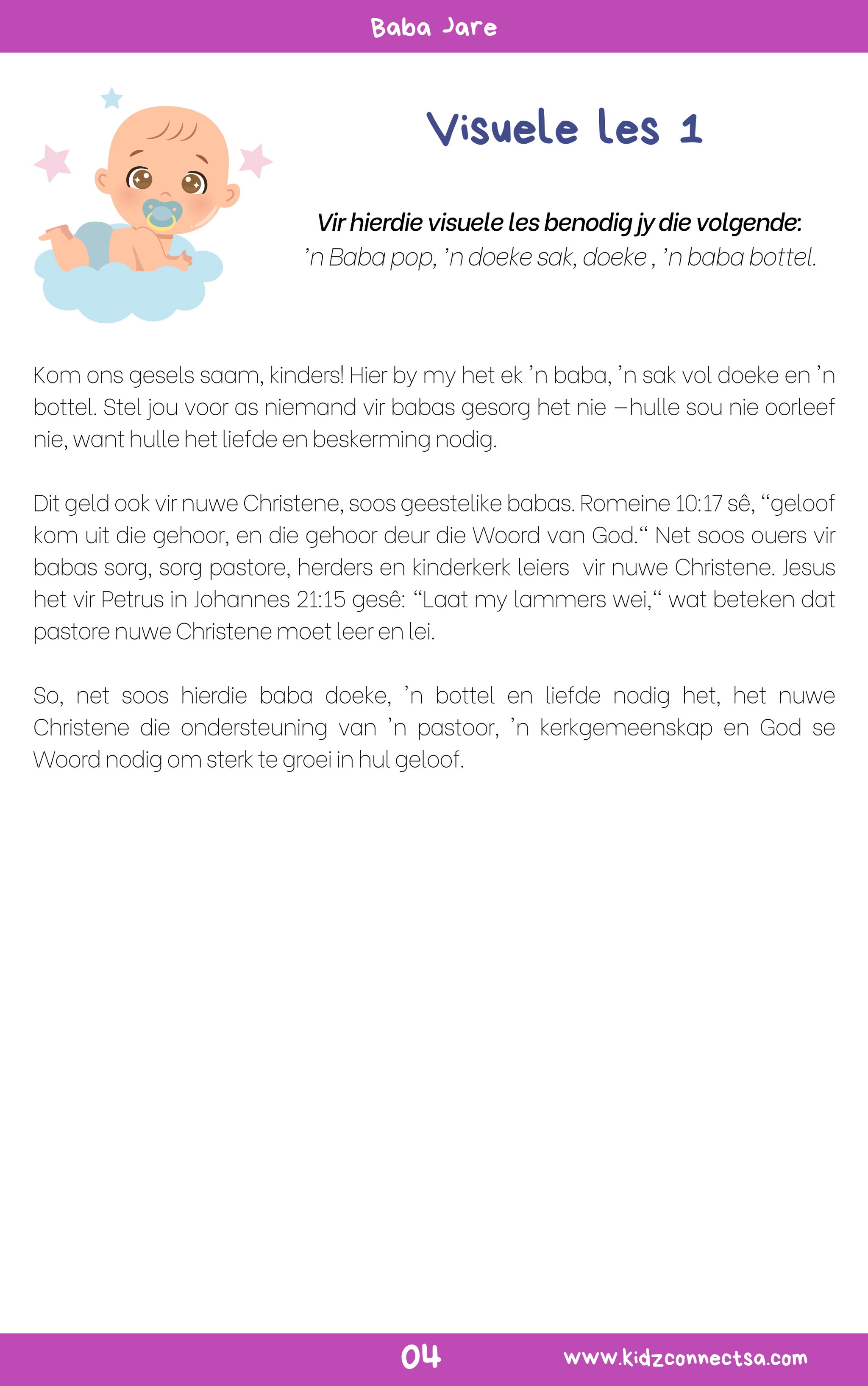 Kinders kan groei in God – 4 weke se kinderklesse vir laerskool kinders_5