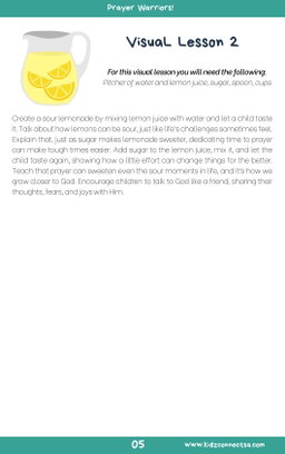 Kids who Pray – 4 Weeks of Primary School Lessons for Children's Church