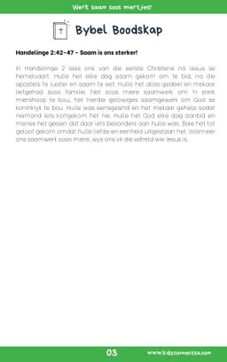 Klein Insekte, Groot Waarhede – 4 weke se kinderkerklesse vir laerskool kinders