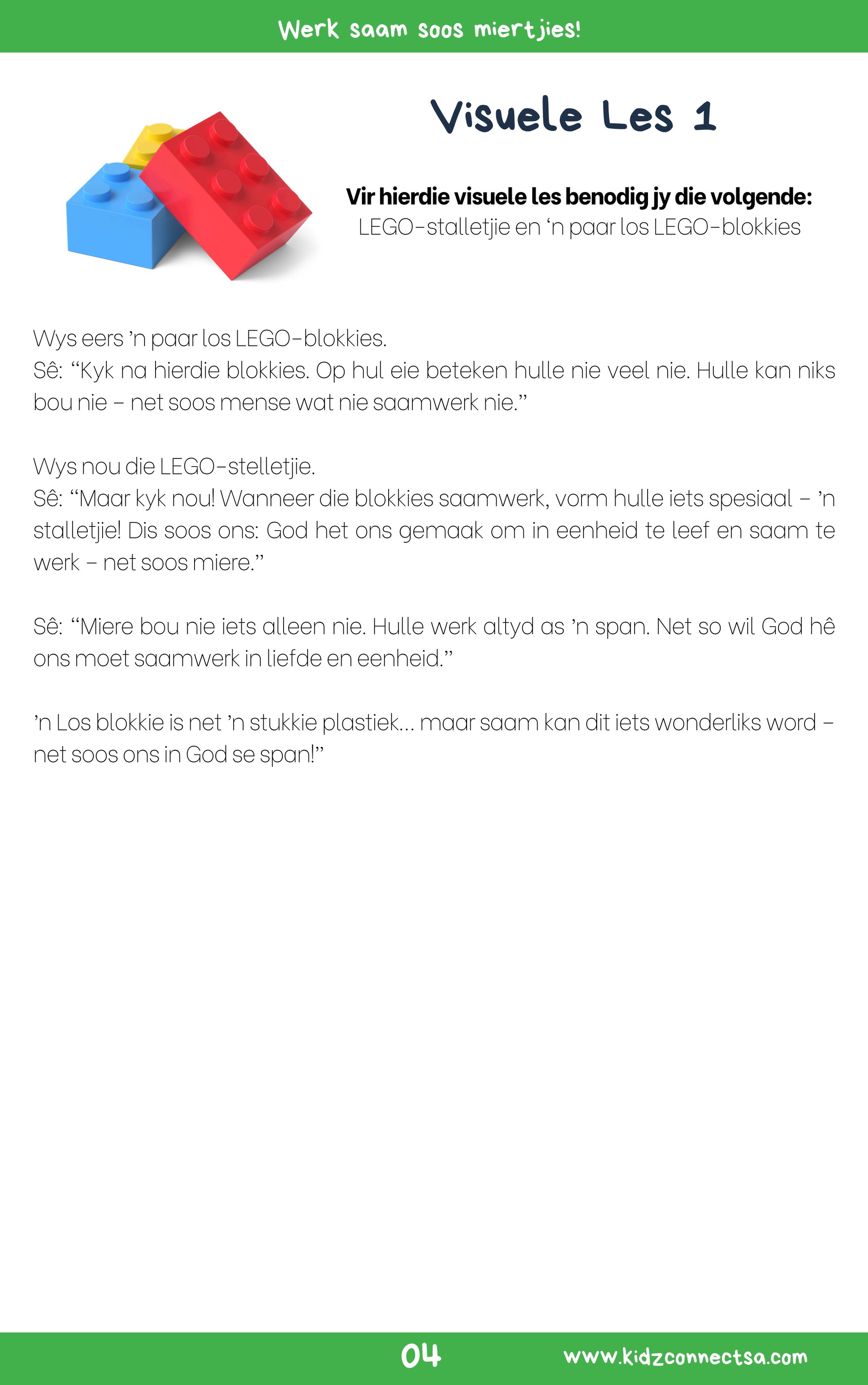 Klein Insekte, Groot Waarhede – 4 weke se kinderkerklesse vir laerskool kinders_5