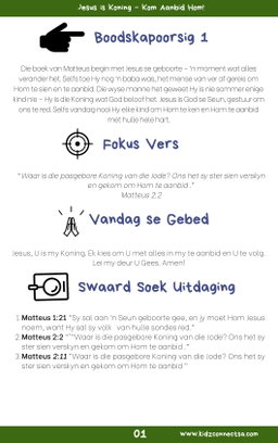 Ontdek Jesus in Matteus – 4 weke se kinderkerklesse vir laerskool kinders