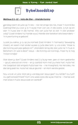 Ontdek Jesus in Matteus – 4 weke se kinderkerklesse vir laerskool kinders