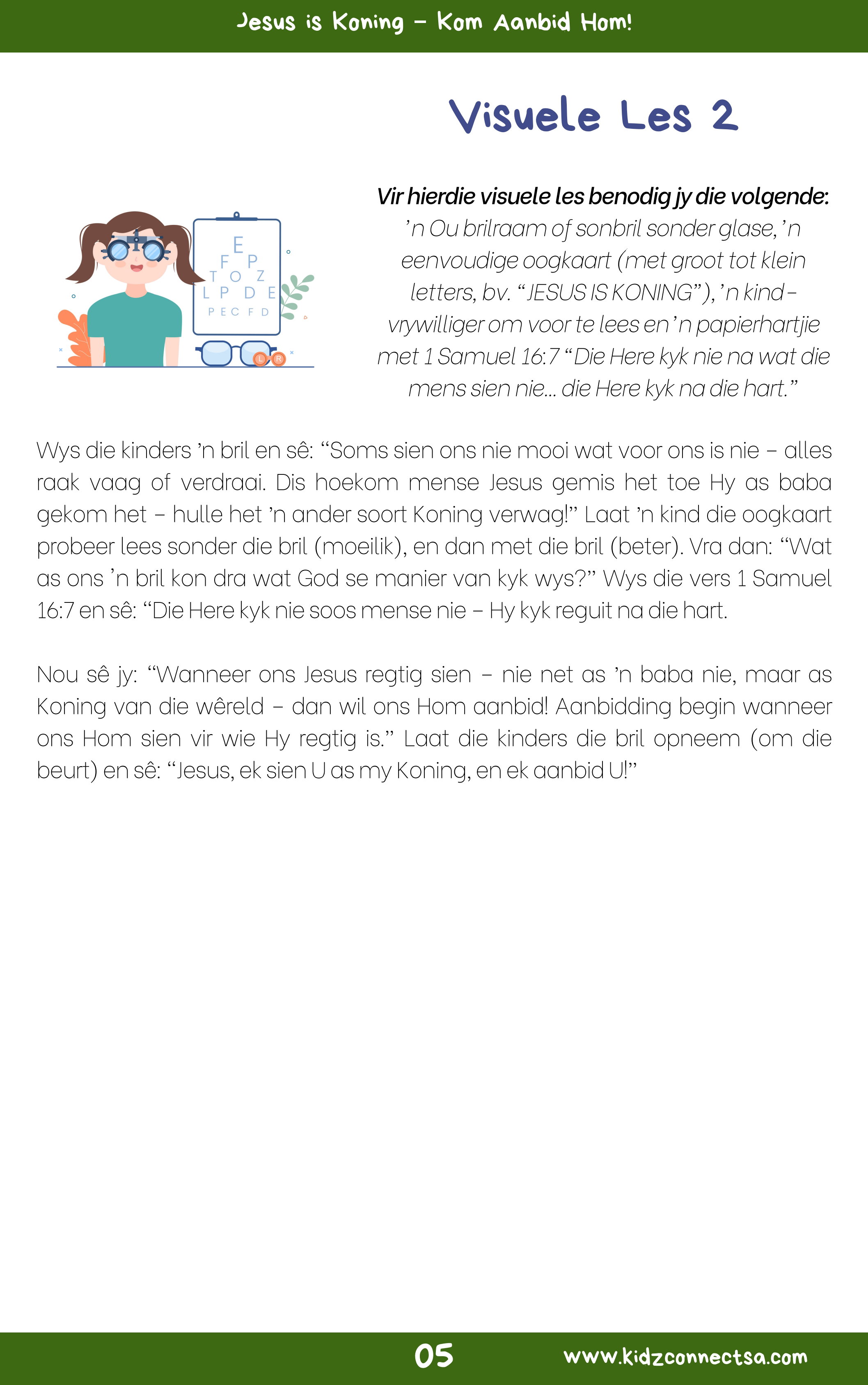 Ontdek Jesus in Matteus – 4 weke se kinderkerklesse vir laerskool kinders_6