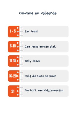 Oorwinning - 4 weke se kinderkerklesse vir laerskool kinders
