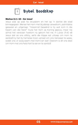 Oorwinning - 4 weke se kinderkerklesse vir laerskool kinders