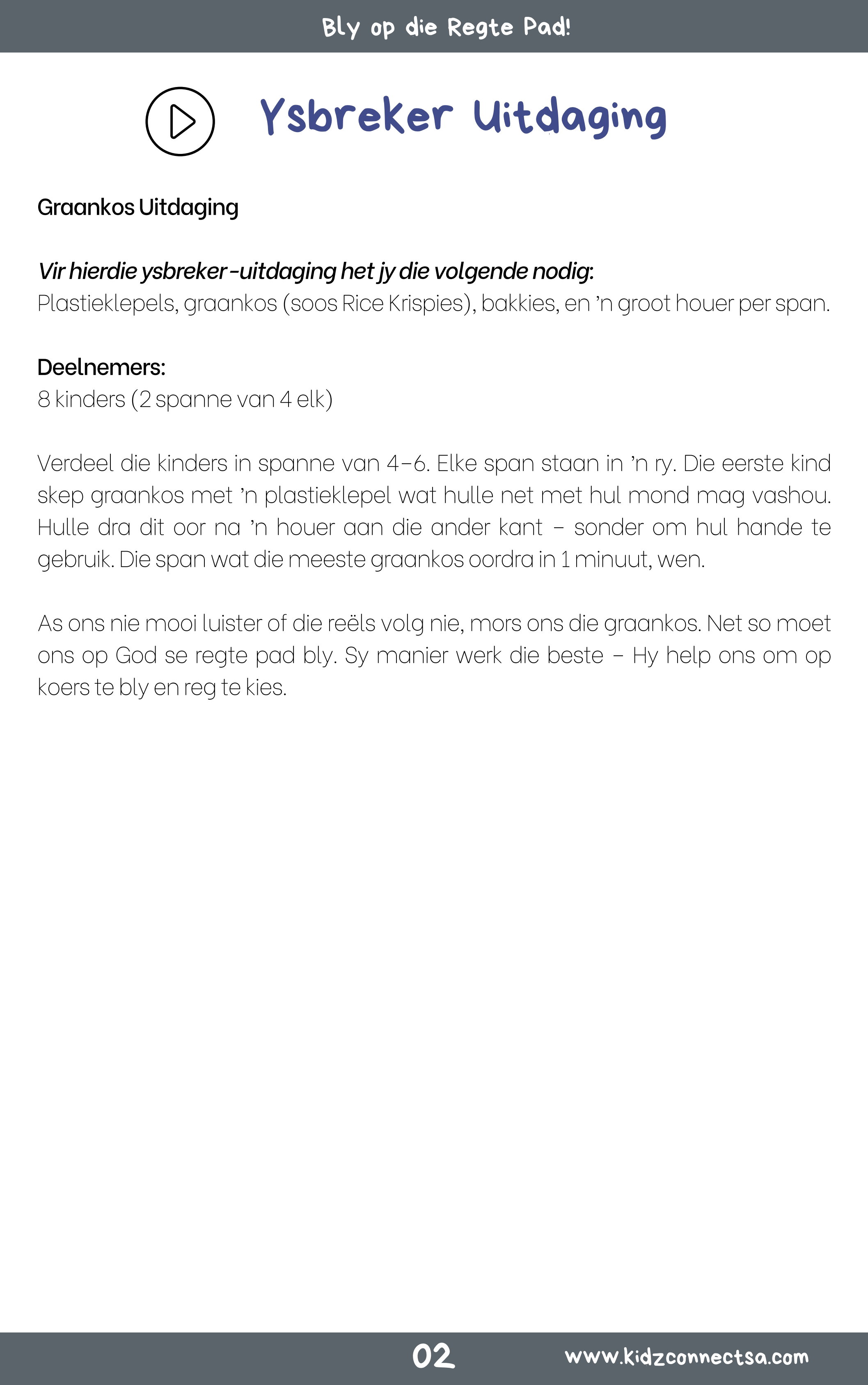 Op Pad met God – 4 weke se kinderkerklesse vir laerskool kinders_3