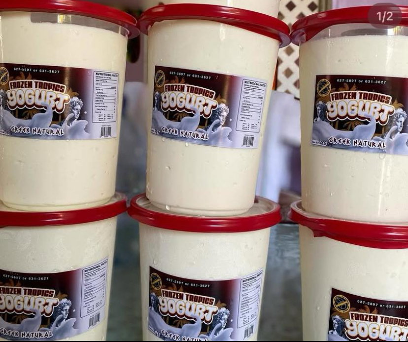 Greek natural yogurt _0