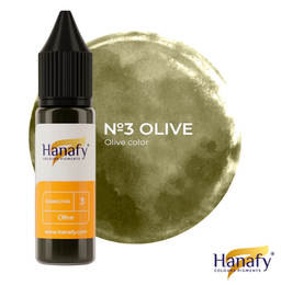 Warm Olive Corrector N3 - Hanafy Colours Pigments 15 ML