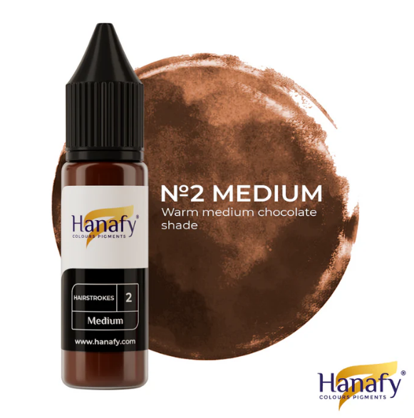 Hairstrokes Medium N2 - Hanafy Colours Pigments 15 ML