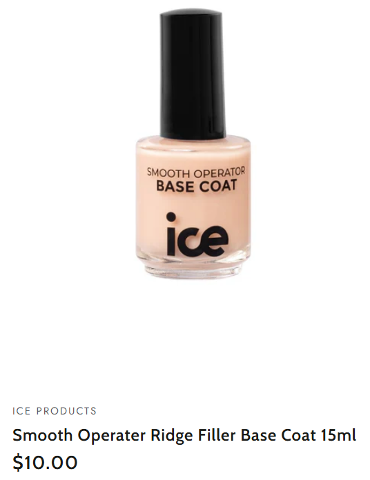 Ridge Filler Base Coat - Ice Nail Care 15ML