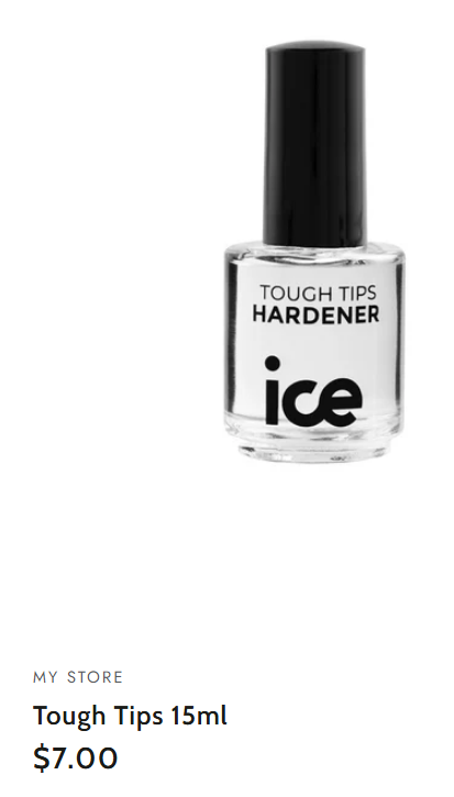 Tough Tips Hardener  - Ice Nail Care 15ML