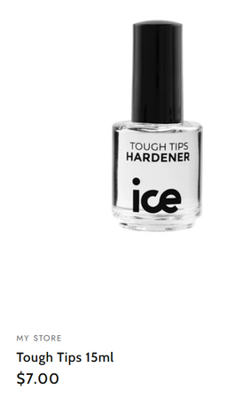 Tough Tips Hardener  - Ice Nail Care 15ML