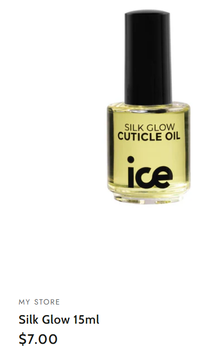 Cuticle Oil Silk Glow - Ice Nail Care 15ML