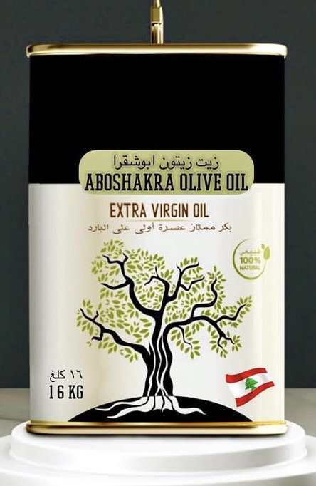 Olive oil tin 16 kg net wight تنكه زيت زيتون ١٦ كلغ صافي_0