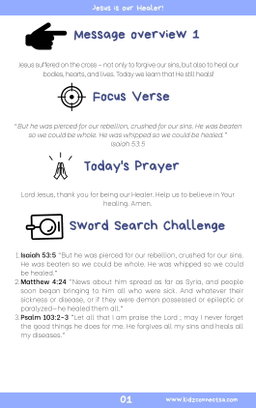 Pray with Power – 4 Weeks of Primary School Lessons for Children's Church