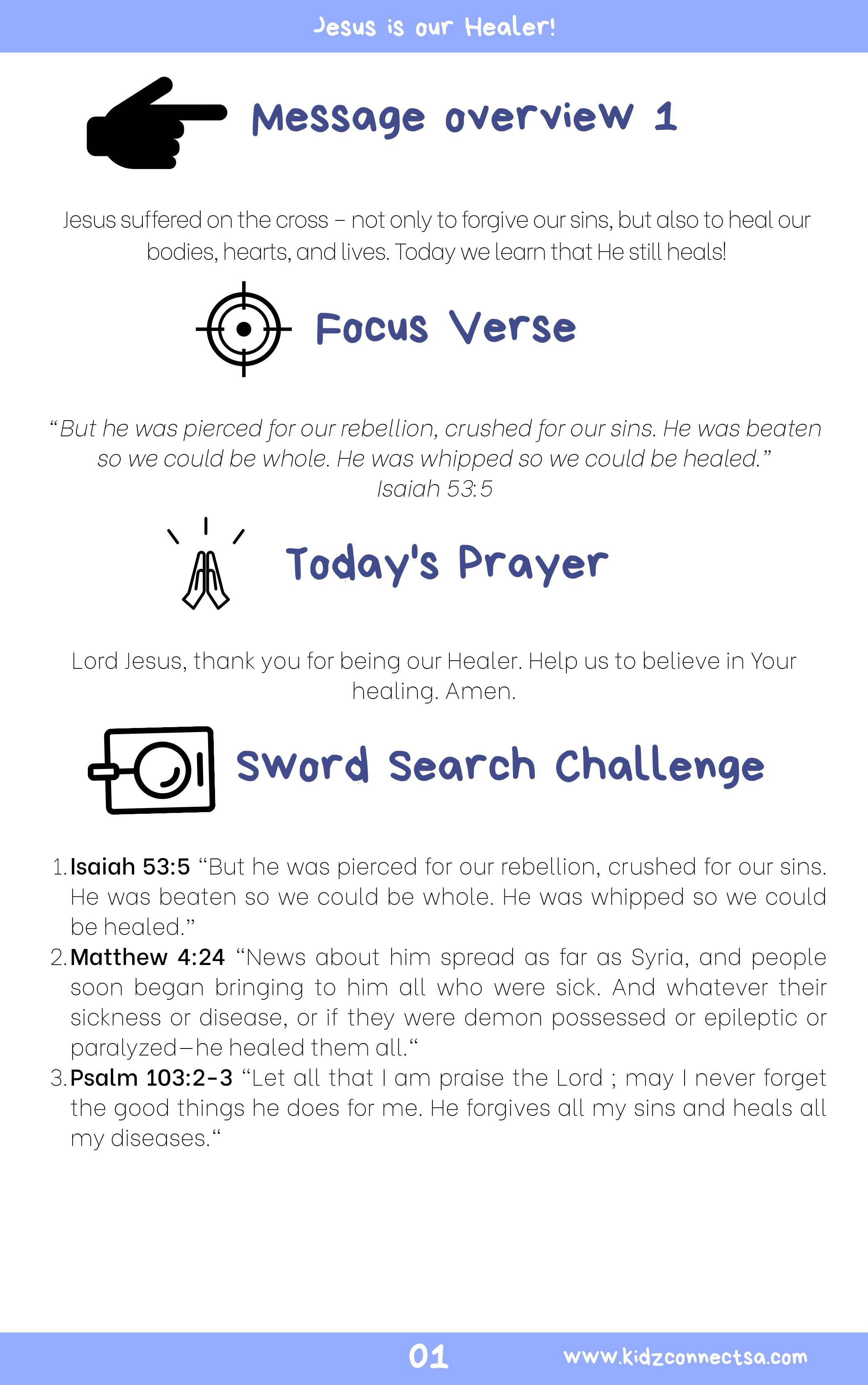 Pray with Power – 4 Weeks of Primary School Lessons for Children's Church_2