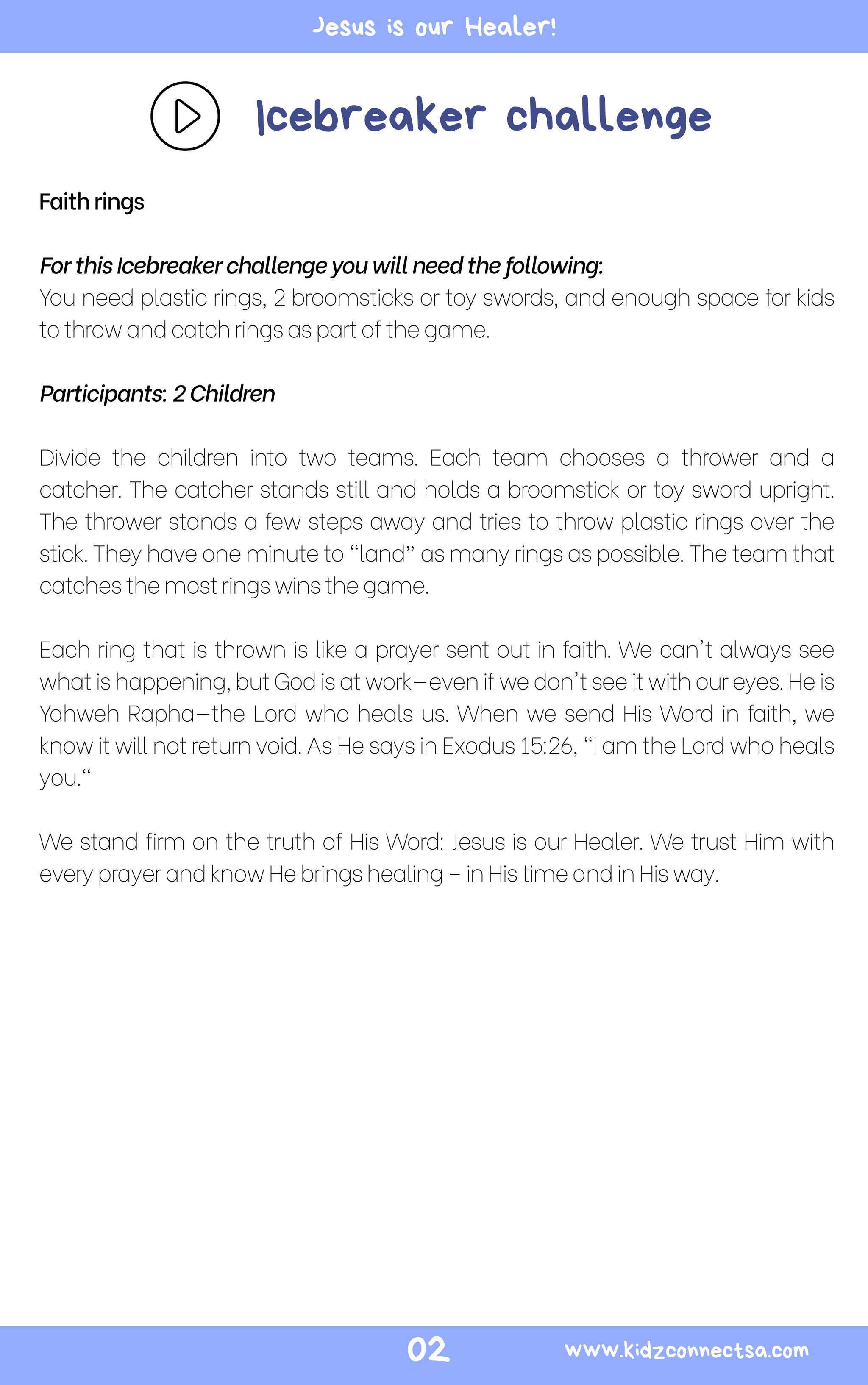 Pray with Power – 4 Weeks of Primary School Lessons for Children's Church_3