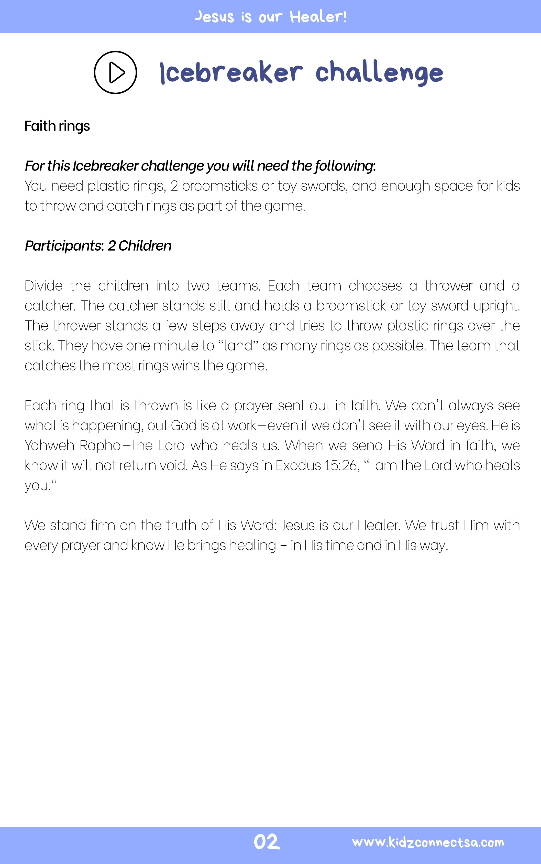 Pray with Power – 4 Weeks of Primary School Lessons for Children's Church_3