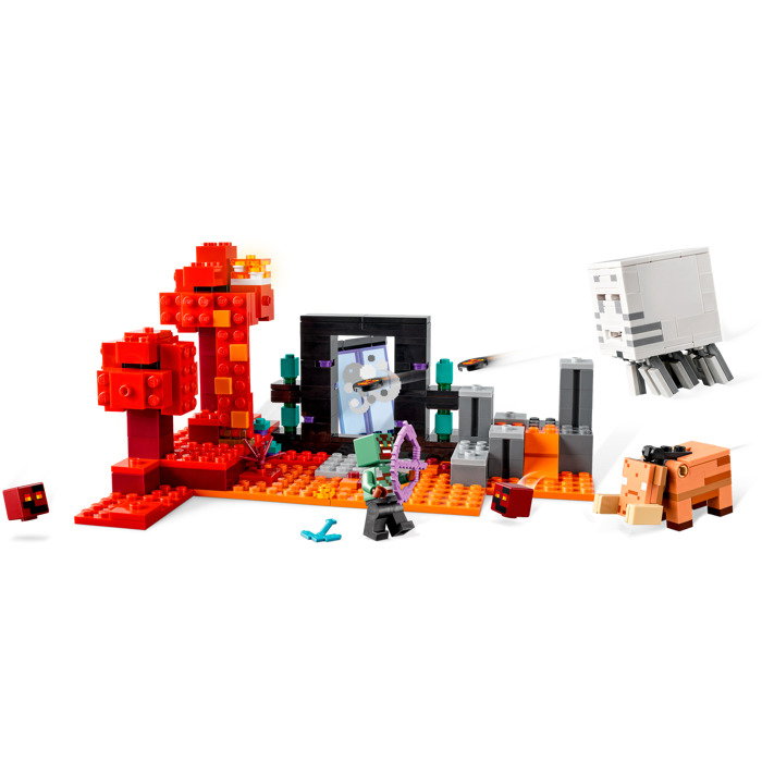  LEGO Minecraft  LEGO The Nether Portal Ambush Set _1