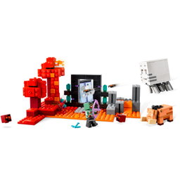  LEGO Minecraft  LEGO The Nether Portal Ambush Set 