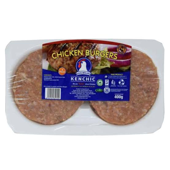 Kenchic fresh Chicken burgers 400g