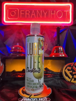 Lubricante sabor a piña colada, a base de agua 