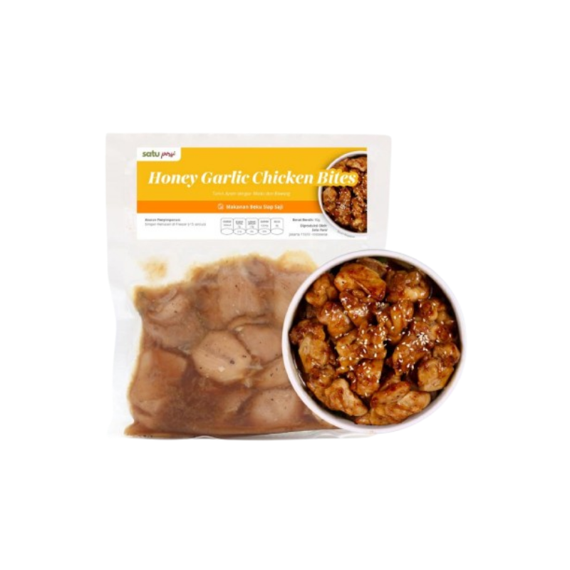 Satu Porsi - Honey Garlic Chicken Bites 90gram