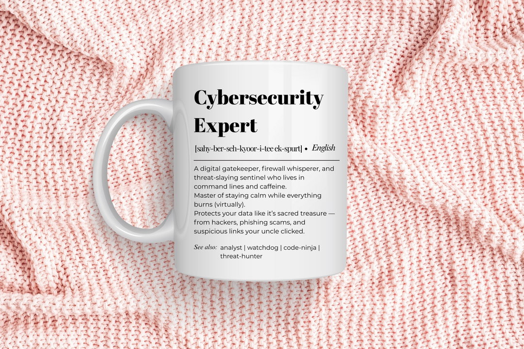 Cybersecurity Expert Definition Mug