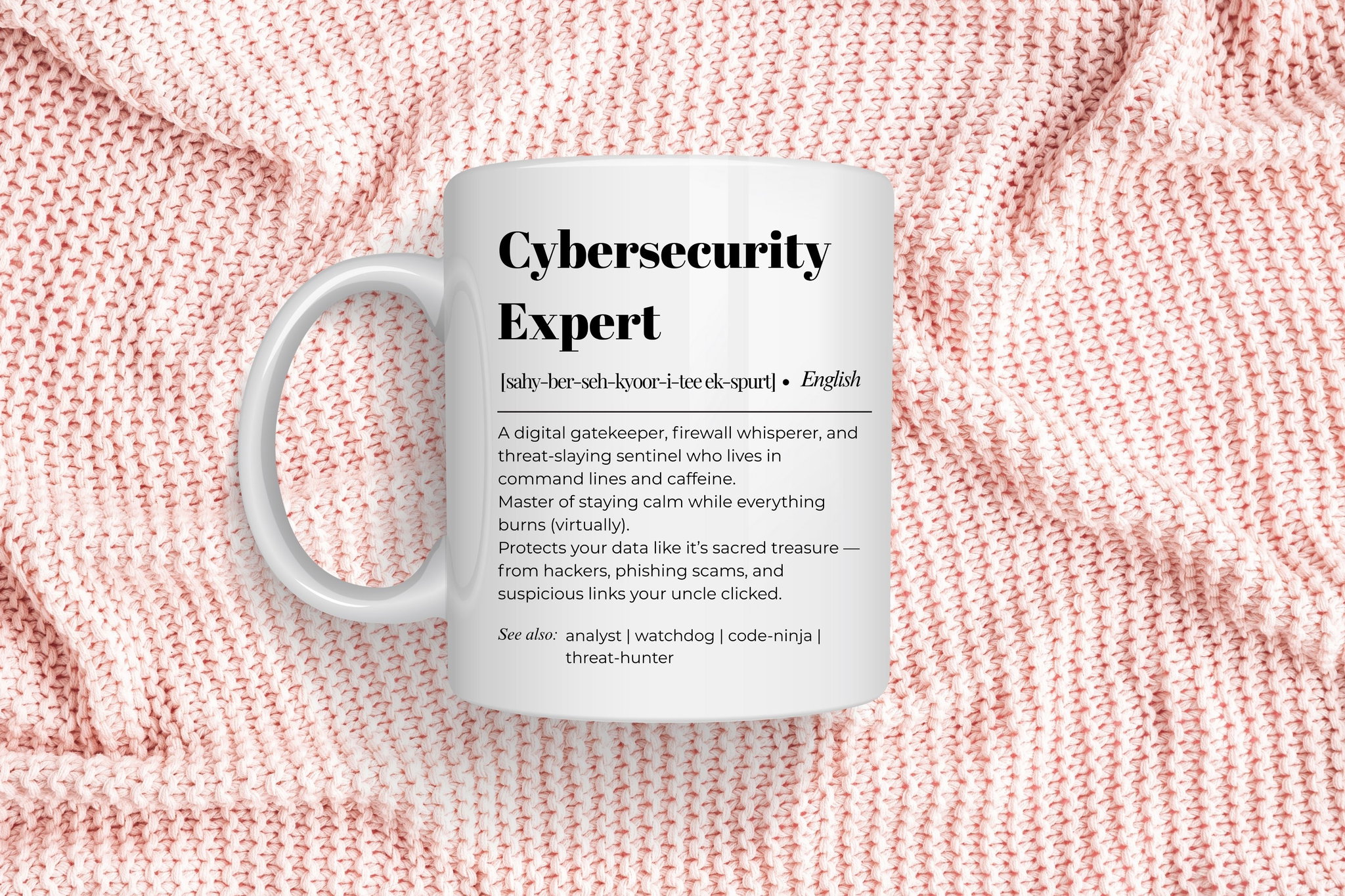 Cybersecurity Expert Definition Mug_0