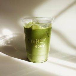 iced matcha latte