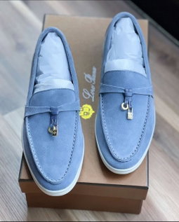 Loro Piana Summer Walk “Sky Blue Suede”
