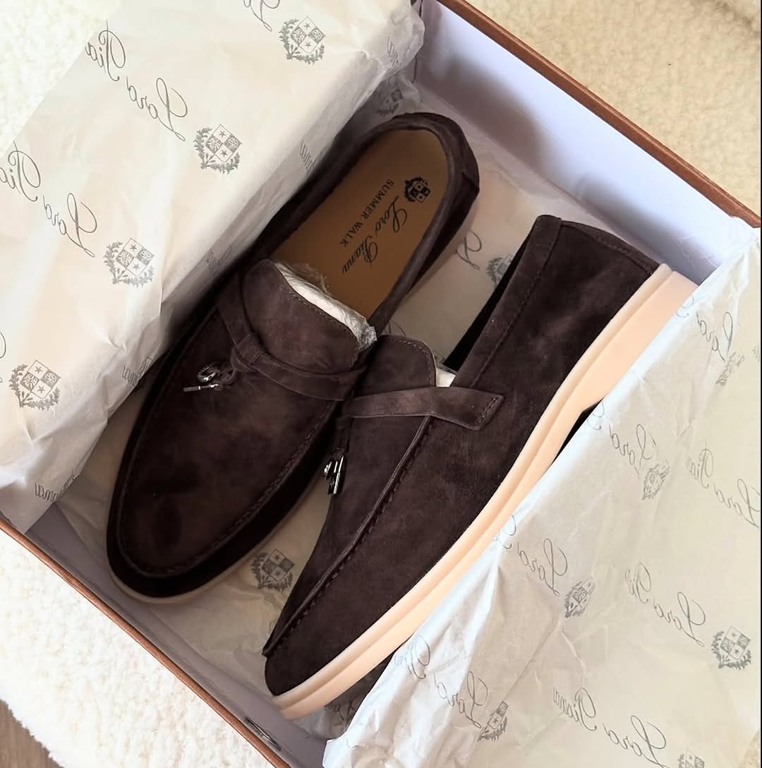 Loro Piana Summer Walk “Dark Chocolate Suede”_2