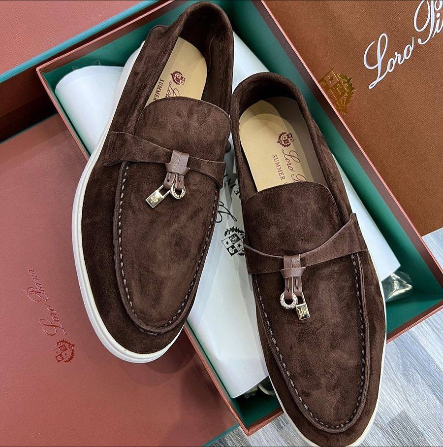 Loro Piana Summer Walk “Dark Chocolate Suede”