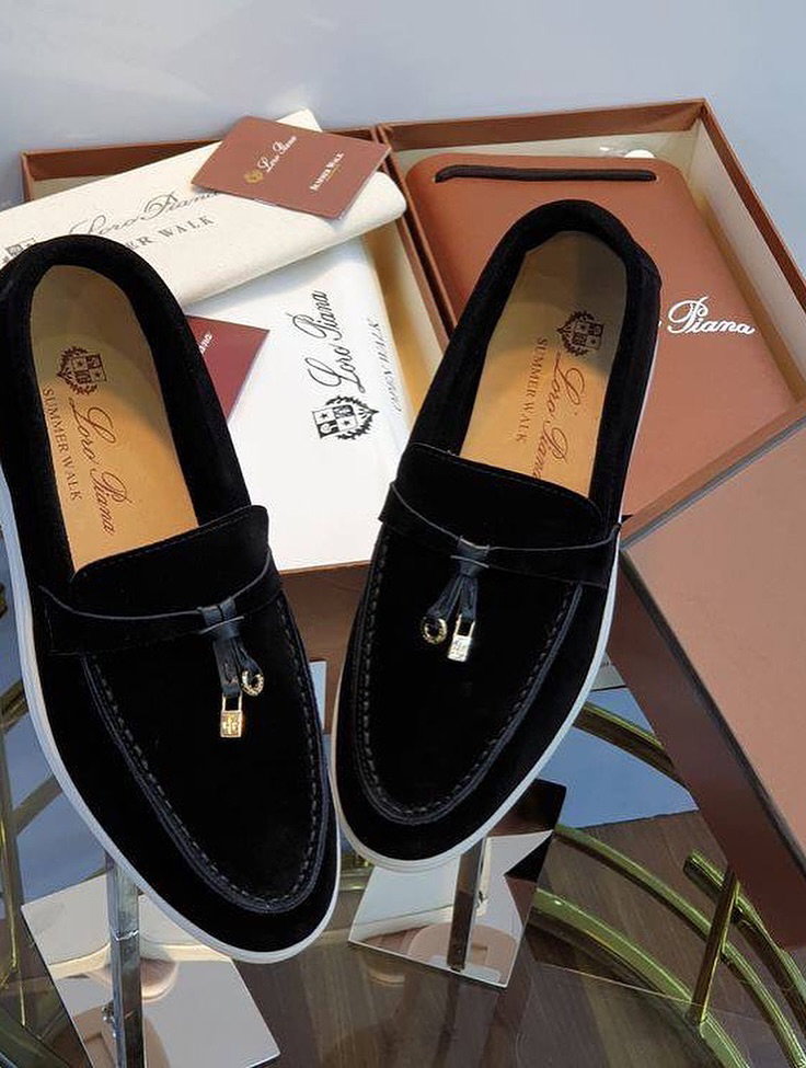 Loro Piana Summer Walk “Black Suede”_2