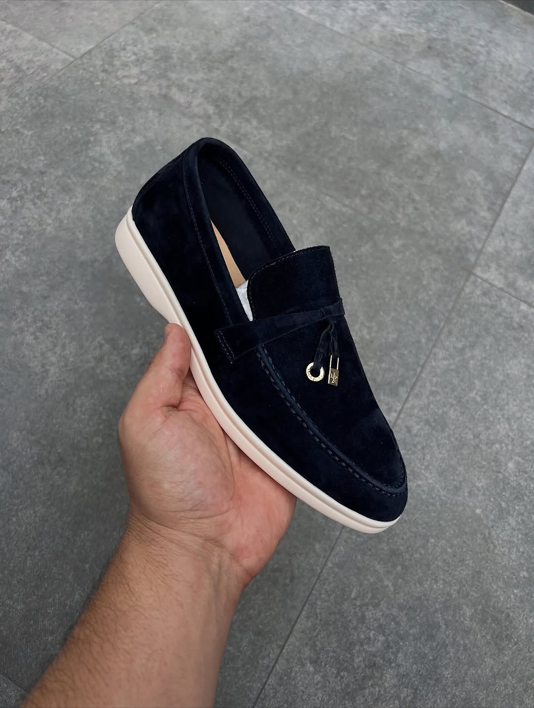 Loro Piana Summer Walk “Black Suede”_3