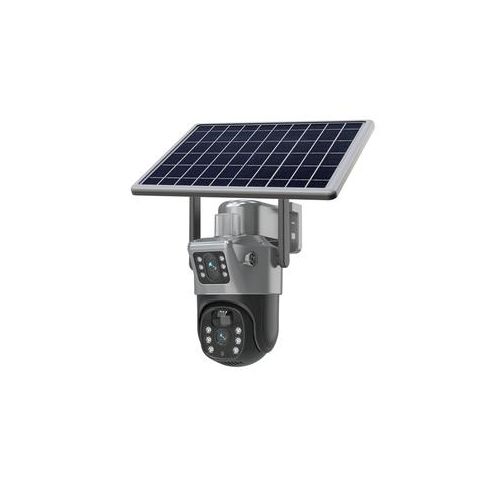 Original Solar Powered Dual Lens PTZ CCTV Camera V380_0
