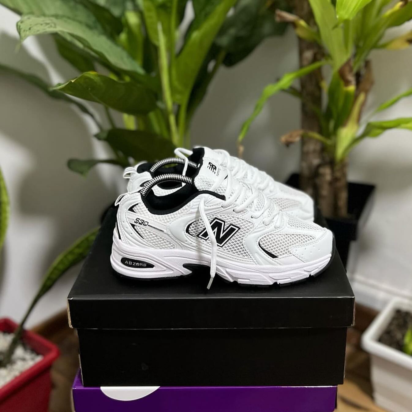 New Balance 530 “White/Black”_1