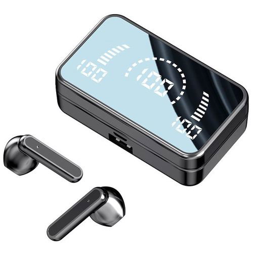 Wireless Bluetooth Earphone S20 Touch LED Stereo Audio Black_0