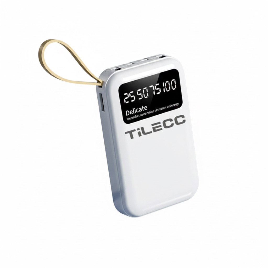 TC8515Mini 4-wire 20000 MAh Digital Display LED Light Compact Portable Power Supply_0