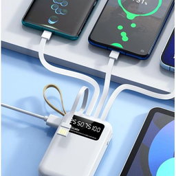 TC8515Mini 4-wire 20000 MAh Digital Display LED Light Compact Portable Power Supply