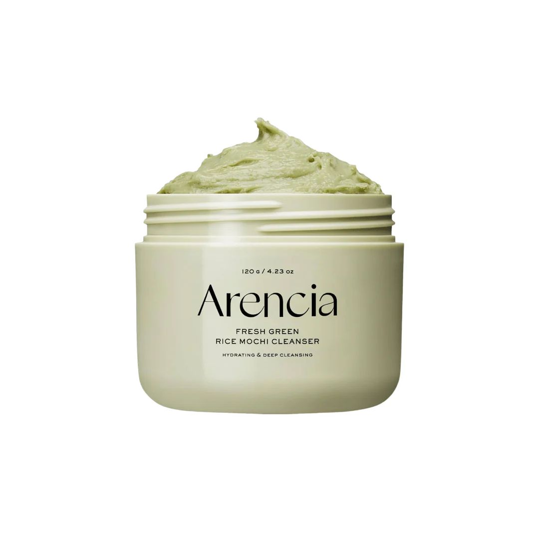 غسول موشي الاخضر للوجه ارينسيا - 120غرام | Arencia fresh green rice mochi cleanser