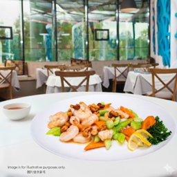 SF02-Prawns with Cashew Nuts