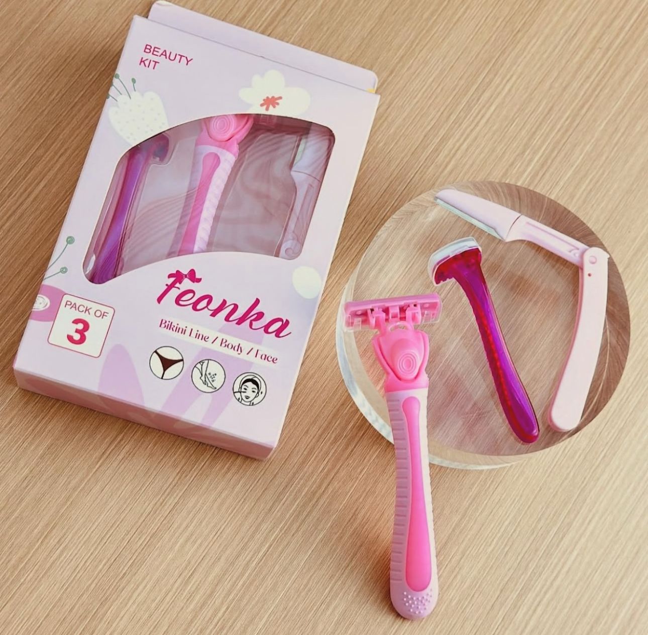 FEONKA BEAUTY KIT فيونكا كت شفرات وجه وجسم وبكيني _0