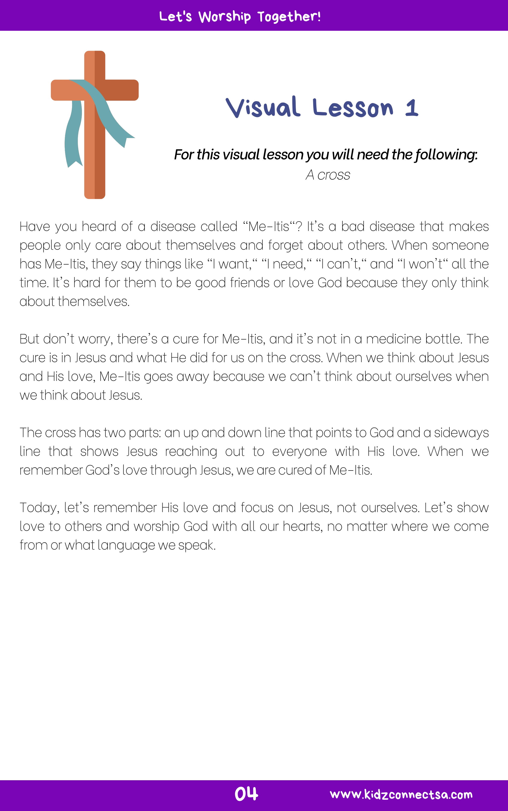 Sing to Him – 4 Weeks of Primary School Lessons for Children's Church_6