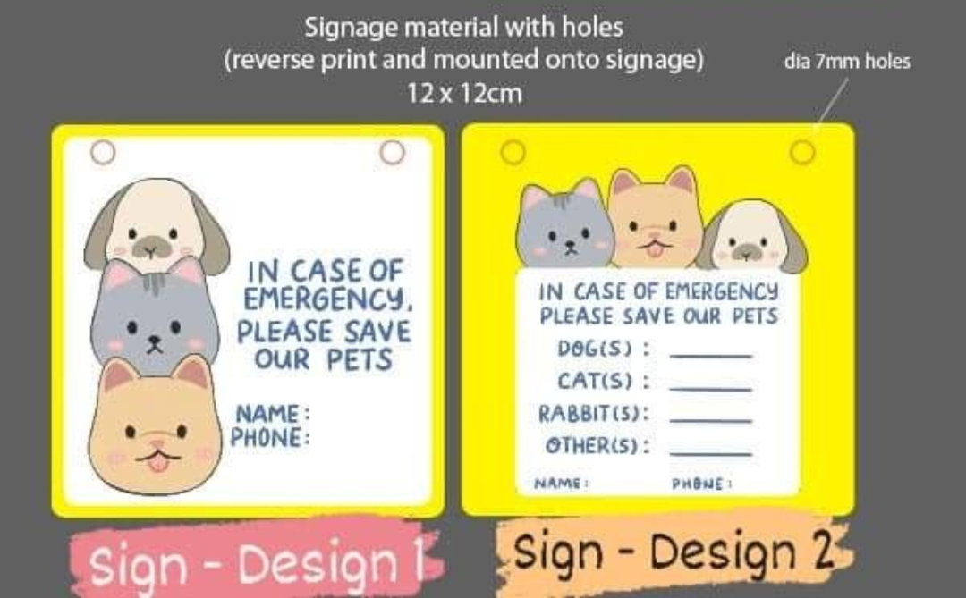 Pets Alert Signs