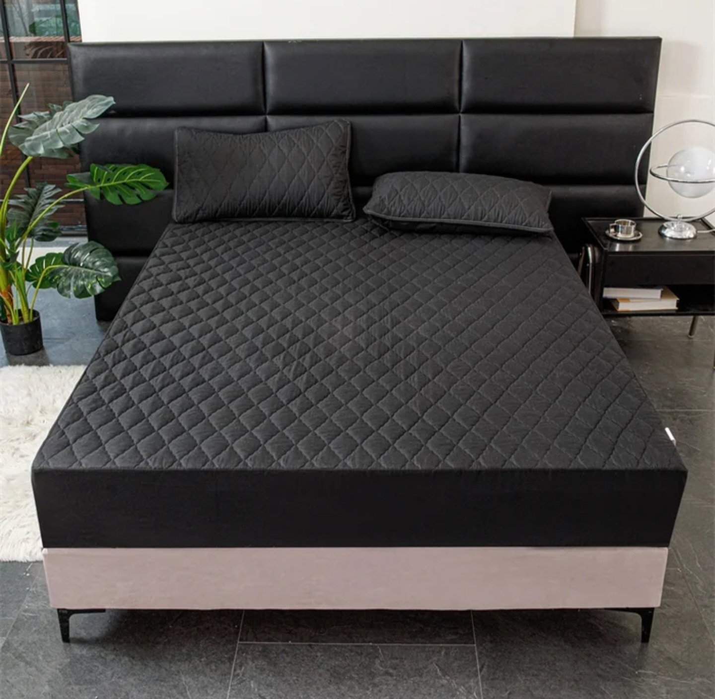 Waterproof Fitted mattress protectors/KING/QUEEN_4
