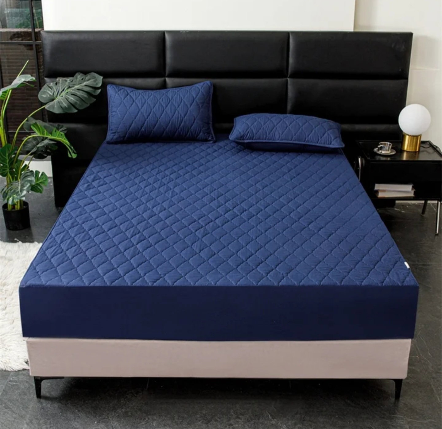 Waterproof Fitted mattress protectors/KING/QUEEN_5